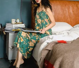 8GIRLS MIDI SLIP DRESS IN FLORAL
