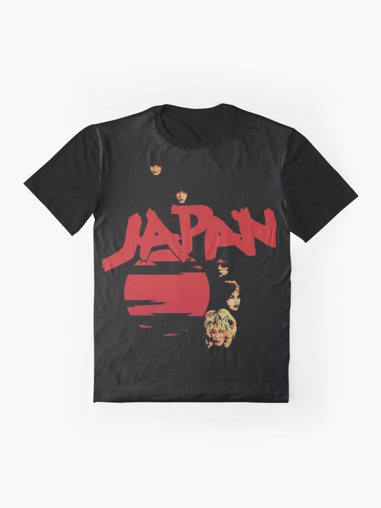 Adolescent Graphic T-Shirt Featuring David Sylvian Music Album Art