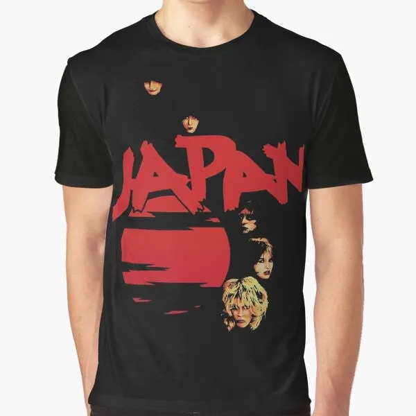 Adolescent Graphic T-Shirt Featuring David Sylvian Music Album Art