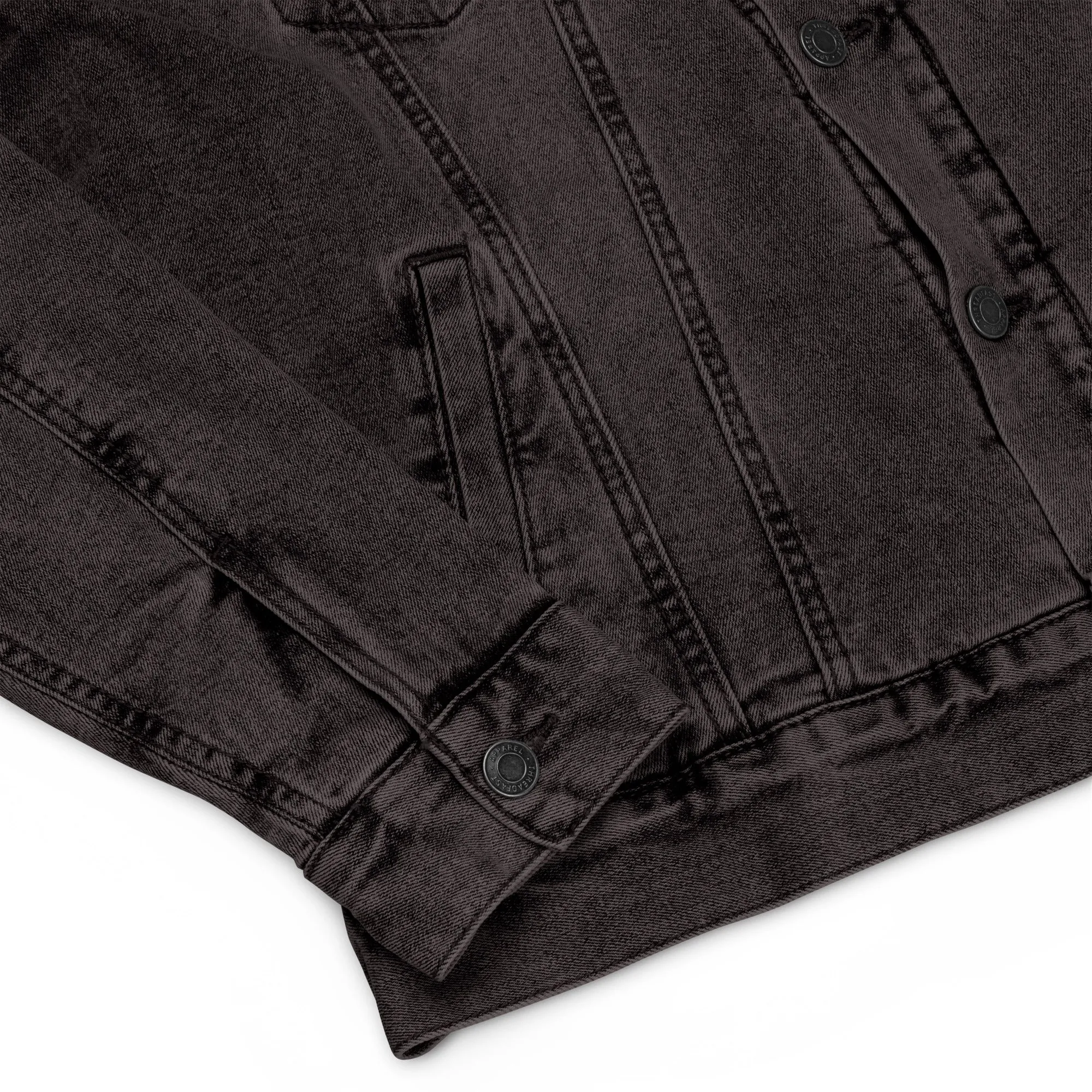 AFRICA - MOTHER OF CIVILIZATION Unisex Denim Sherpa Jacket