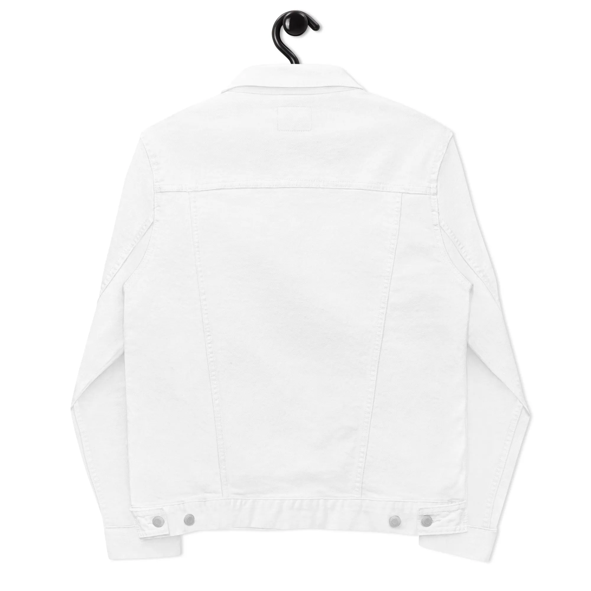 AFRICA PRIMARY Unisex Denim Jacket (White)