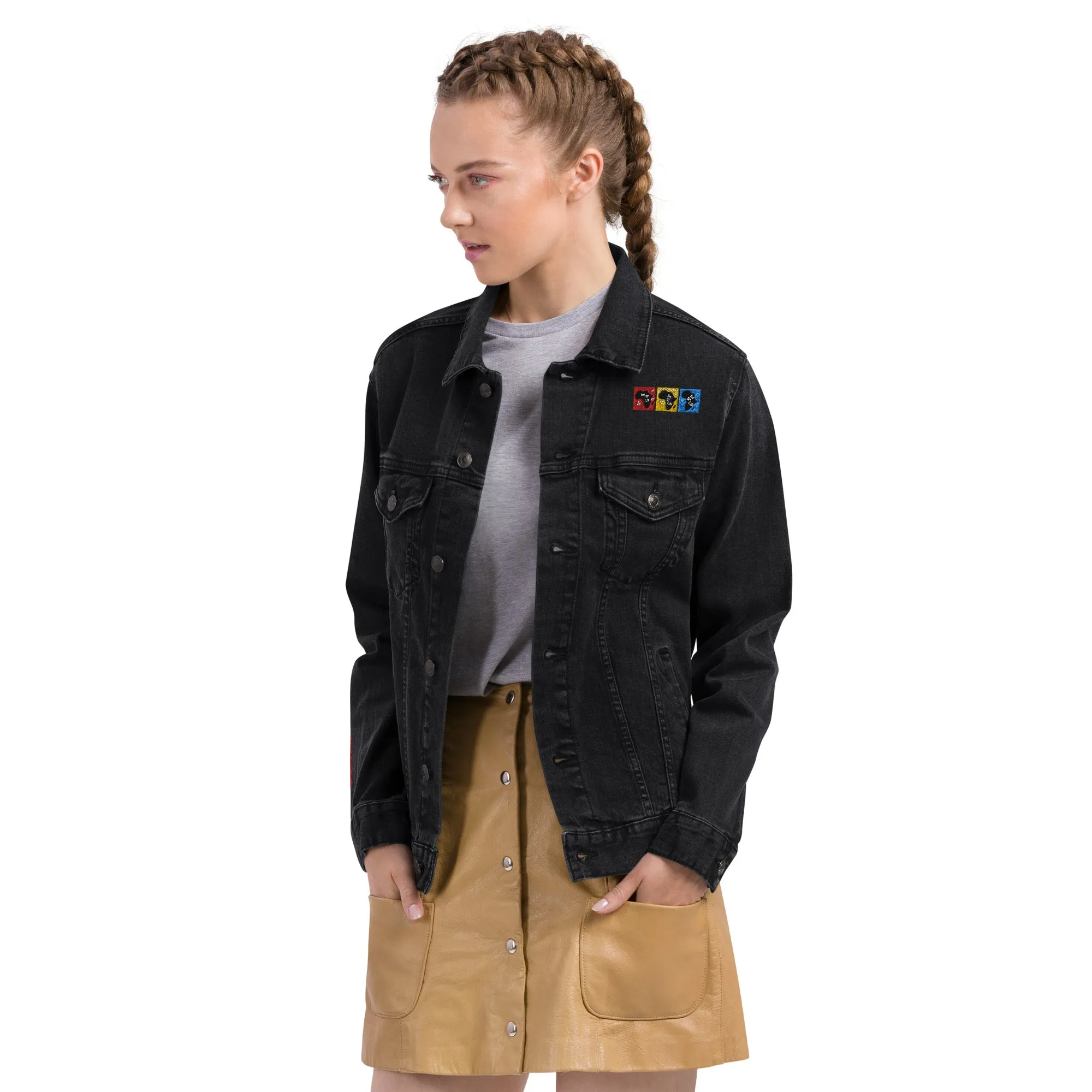 AFRICA PRIMARY Unisex Denim Jacket