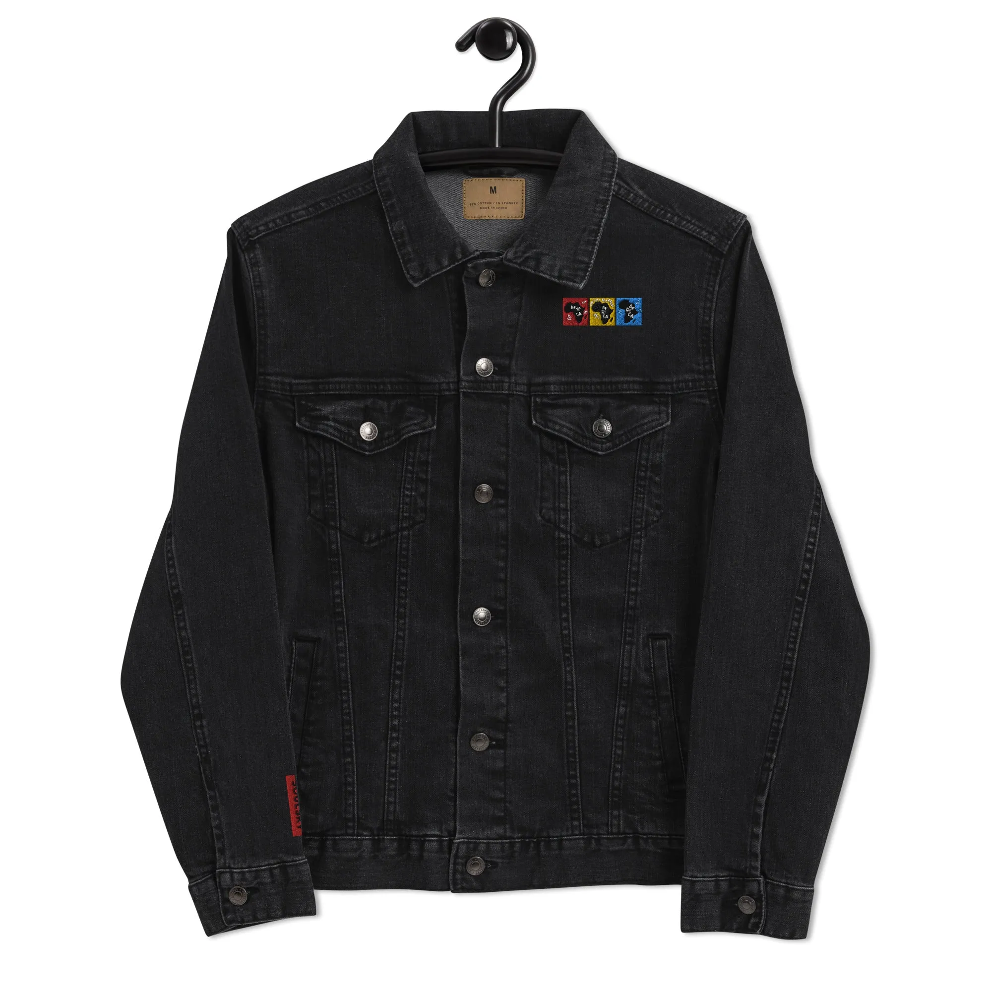 AFRICA PRIMARY Unisex Denim Jacket