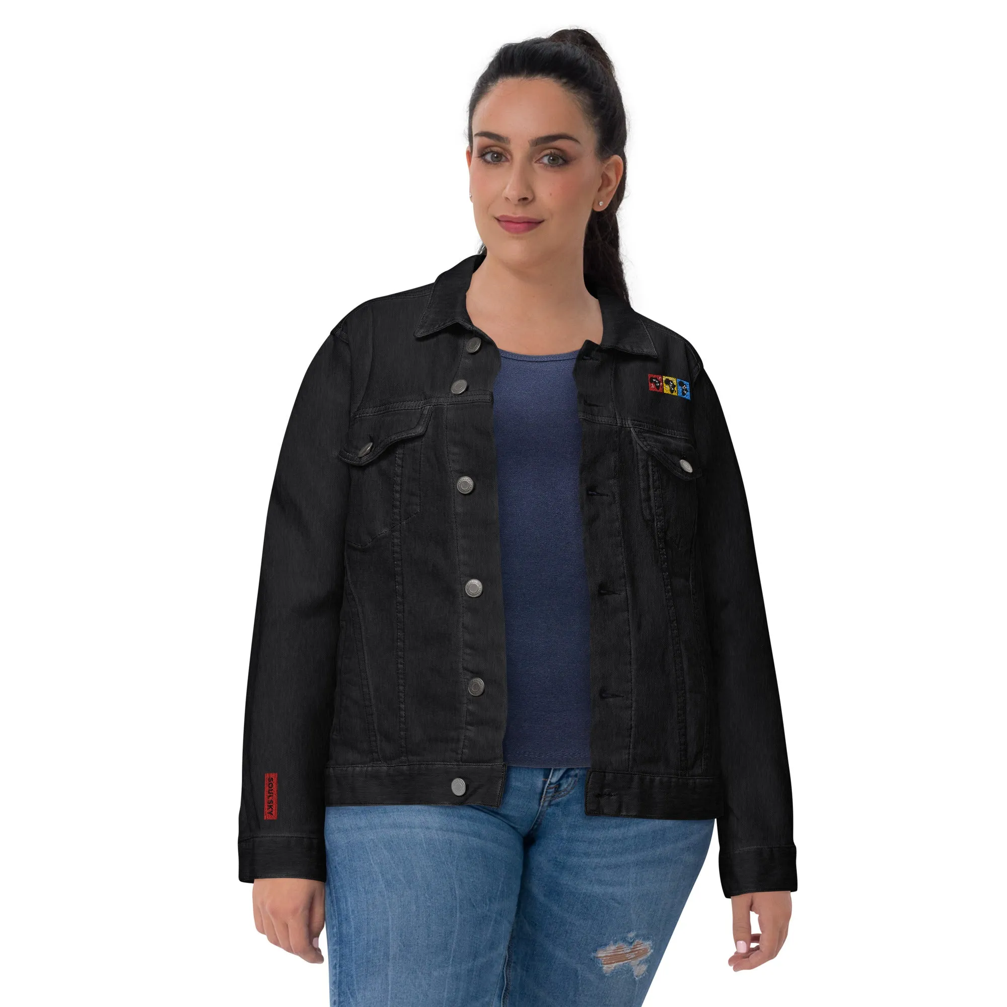 AFRICA PRIMARY Unisex Denim Jacket