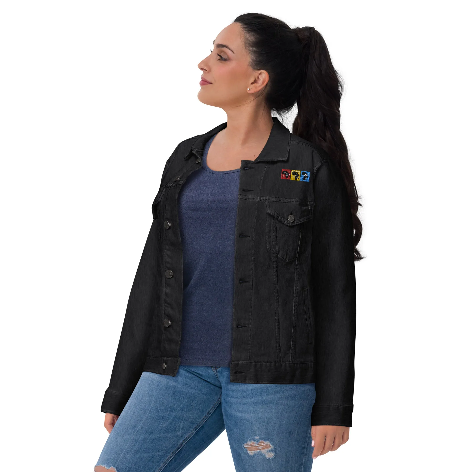 AFRICA PRIMARY Unisex Denim Jacket