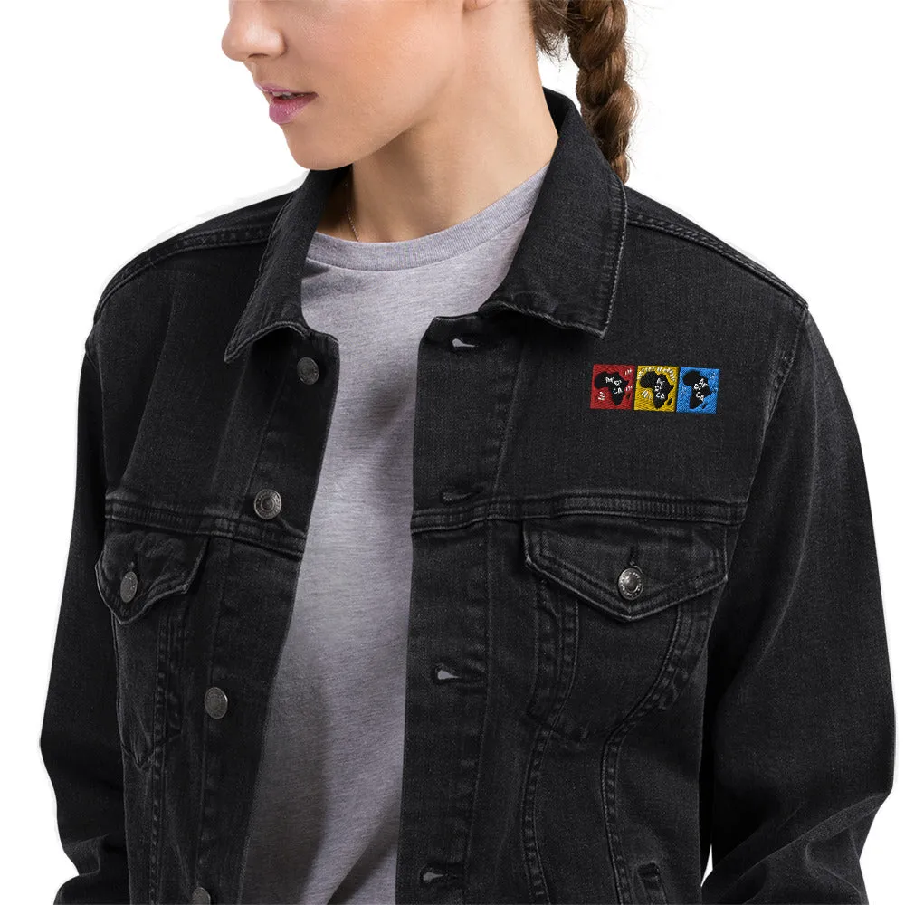 AFRICA PRIMARY Unisex Denim Jacket