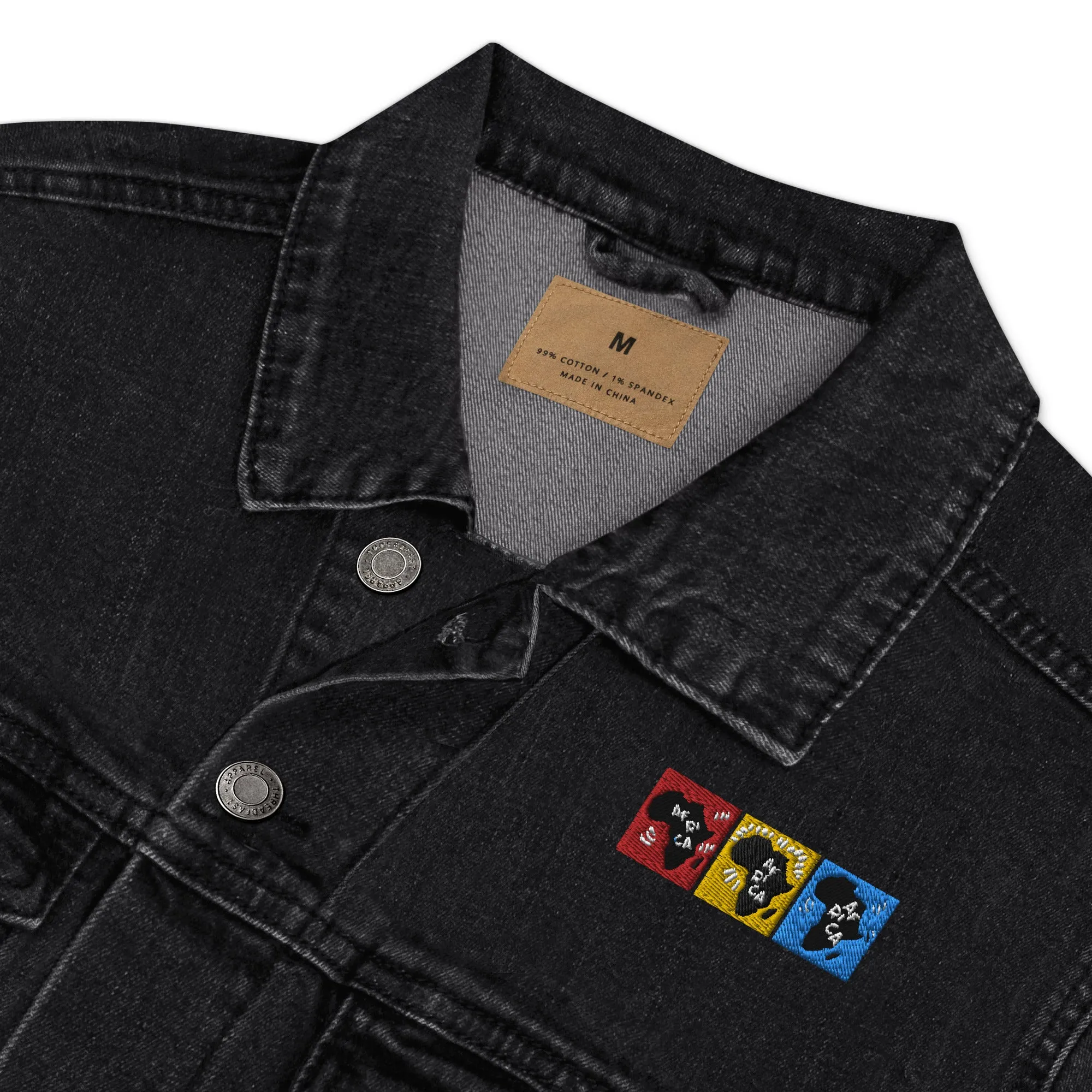AFRICA PRIMARY Unisex Denim Jacket