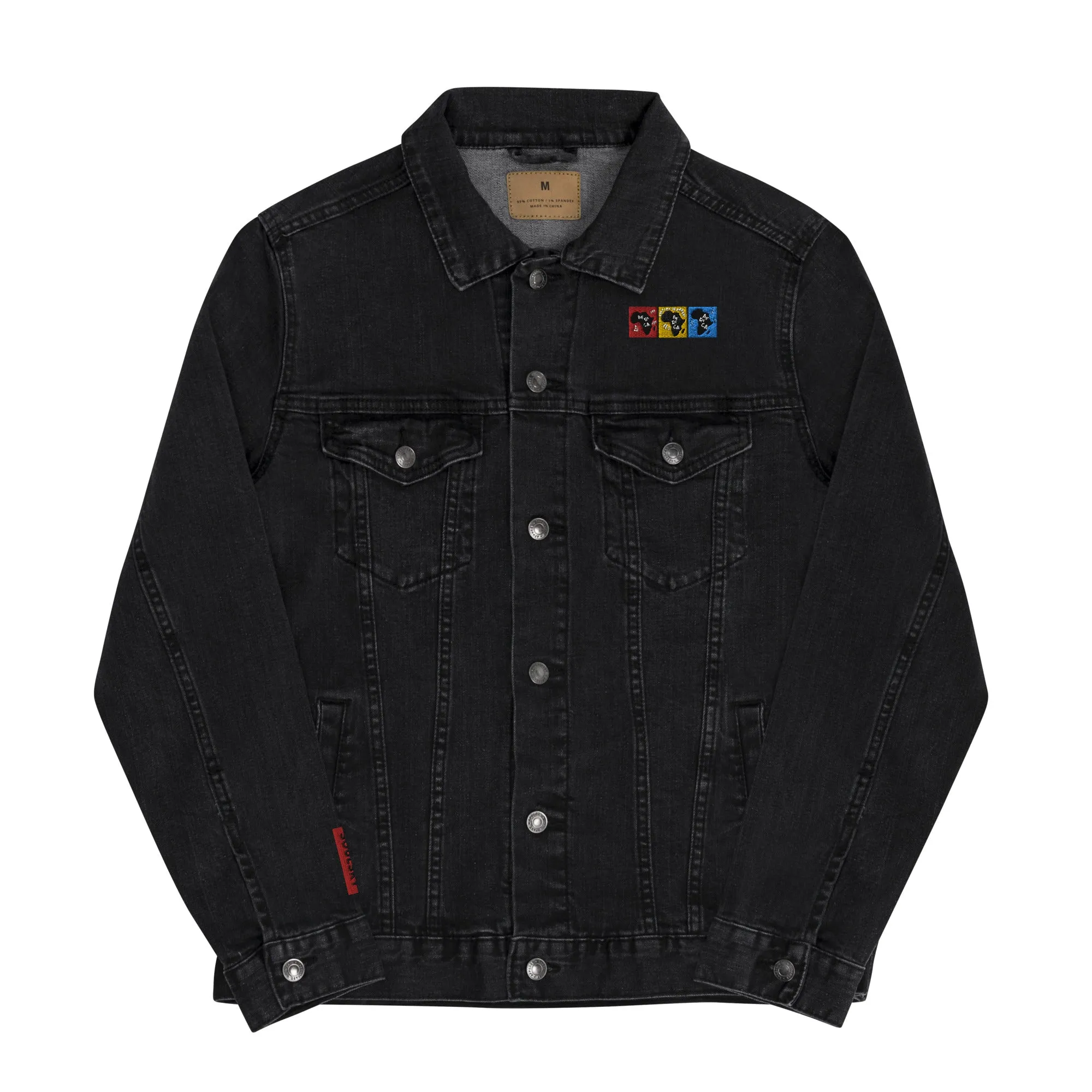 AFRICA PRIMARY Unisex Denim Jacket