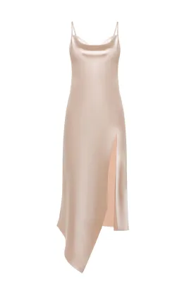 Alice Drapey Asymmetrical Midi Dress