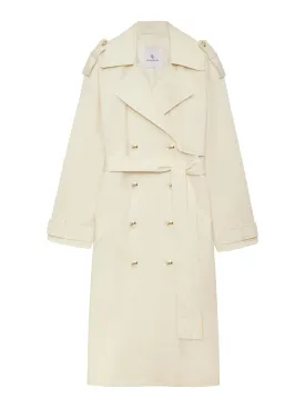Anine Bing Layton Trench in Cream