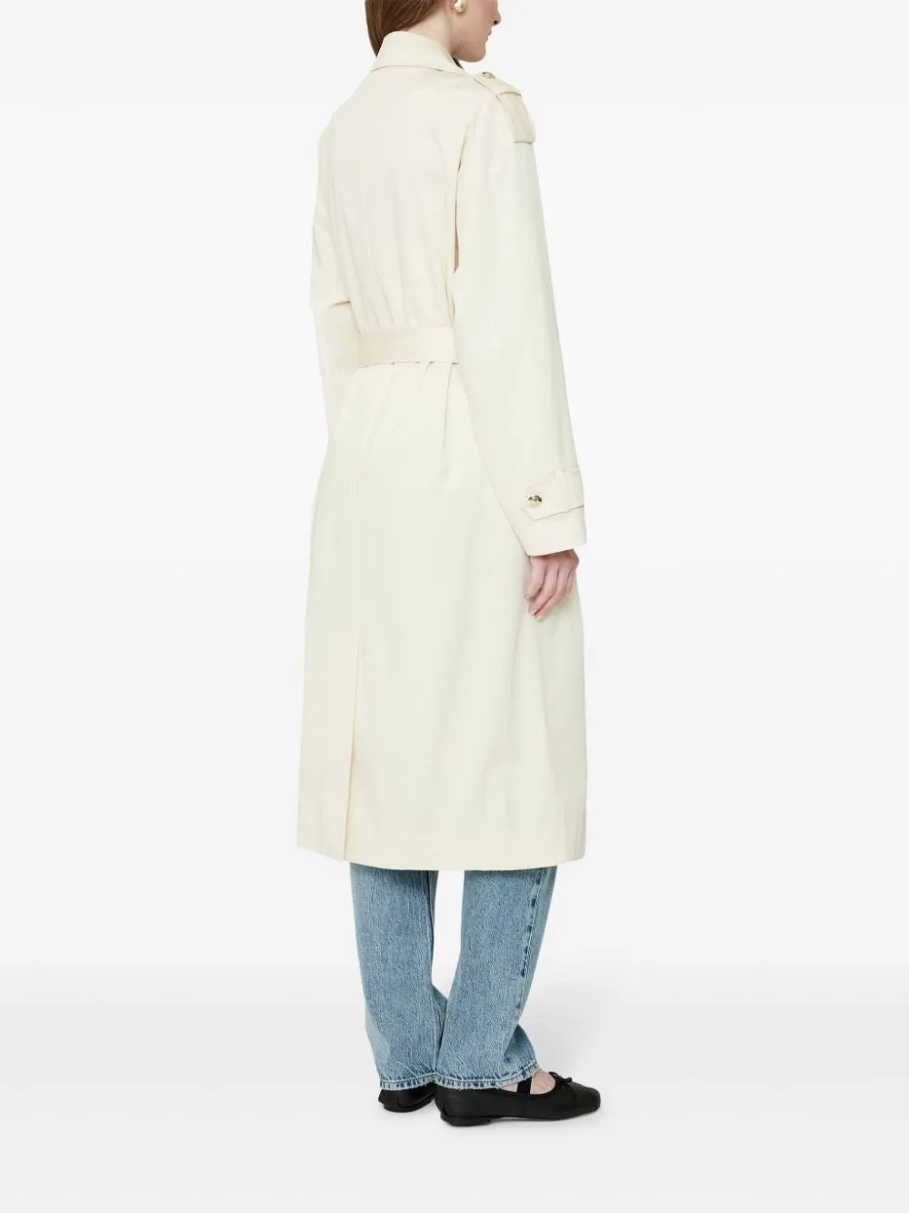 Anine Bing Layton Trench in Cream