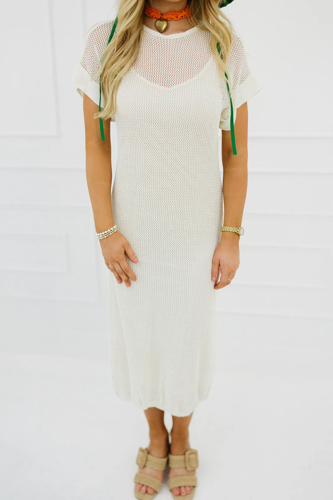 Any Occasion Midi Dress - Oatmeal