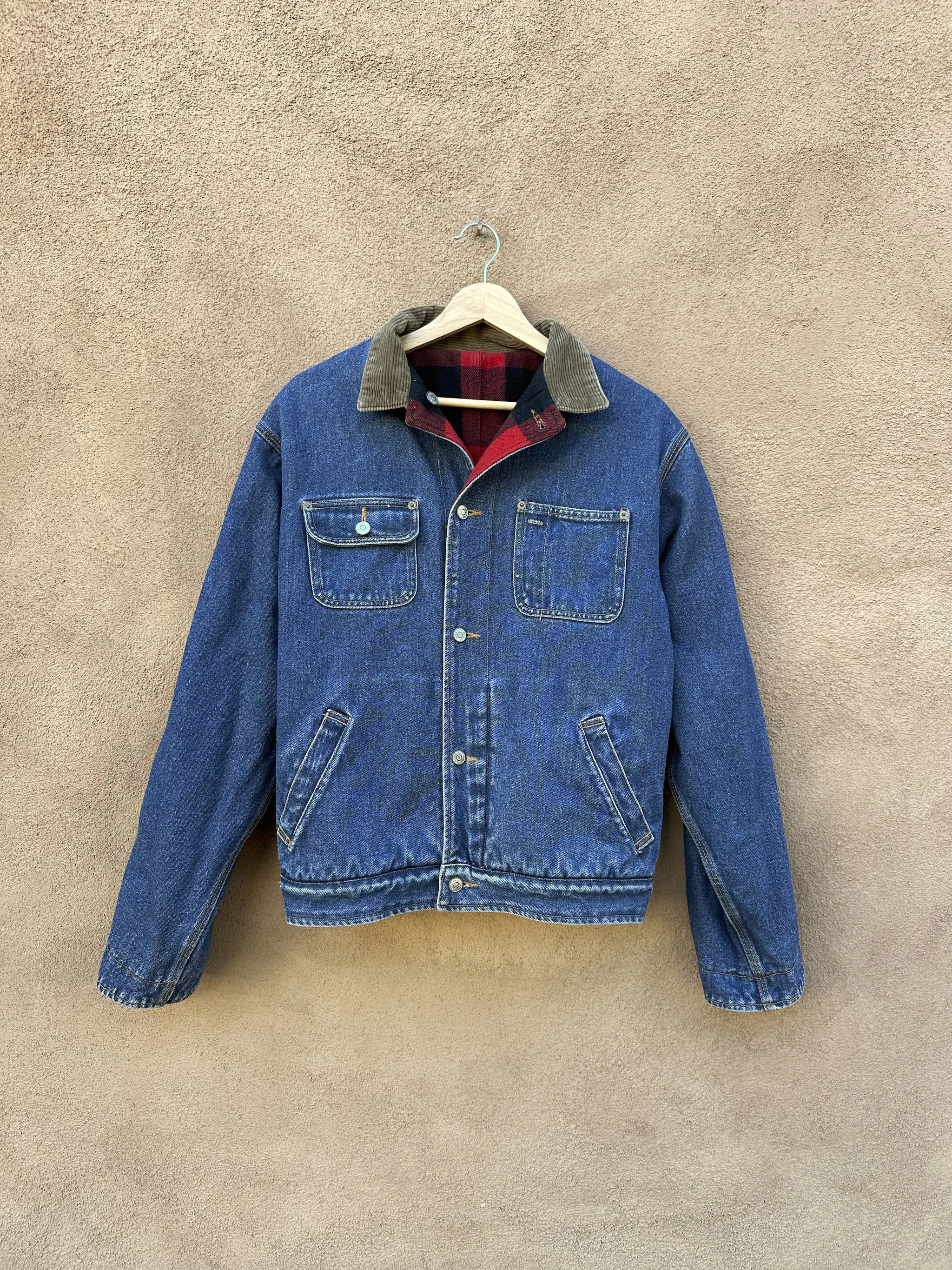 Authentic Polo Dungarees Reversible Denim Jacket - Ralph Lauren - Med?