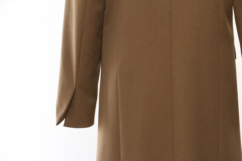 Autumn Winter Cotton Long Trench Coat