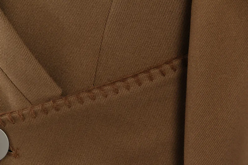 Autumn Winter Cotton Long Trench Coat