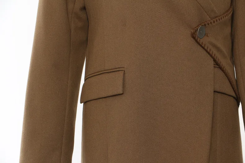 Autumn Winter Cotton Long Trench Coat