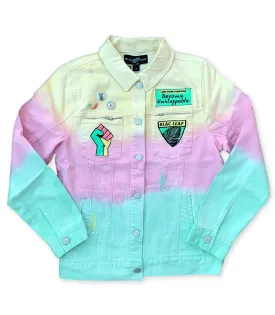 Become Unstoppable Denim Tye Dye Raver 3XL Jacket