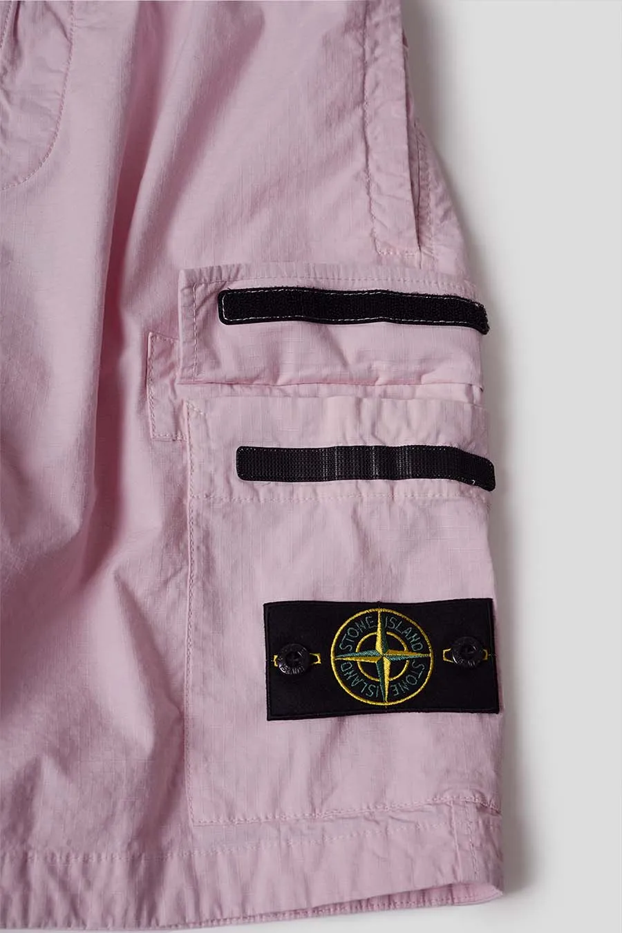 BERMUDA ÉLASTIQUE RIPSTOP ROSE