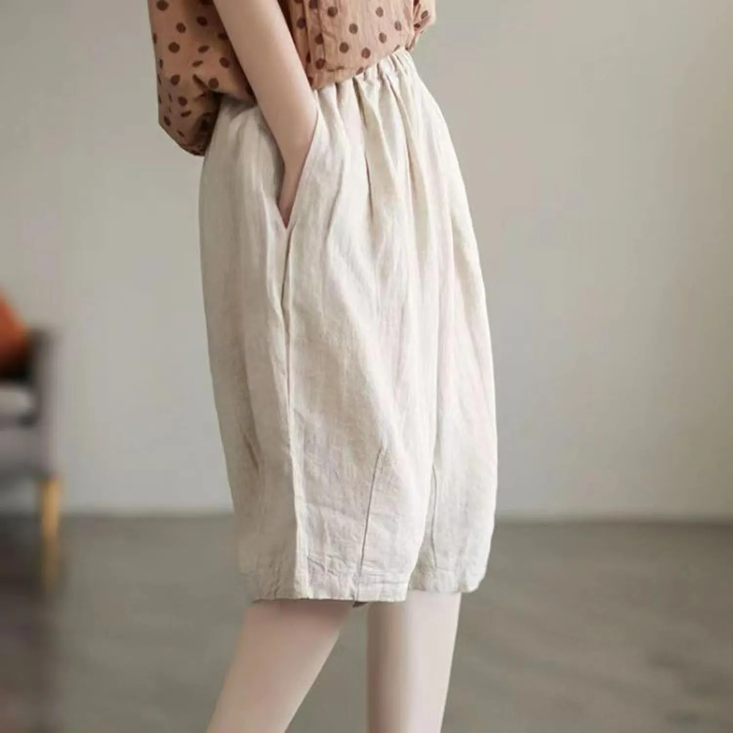Bermuda Shorts for Women 2025 Summer Trendy Casual Comfy Relaxed Fit Long Shorts