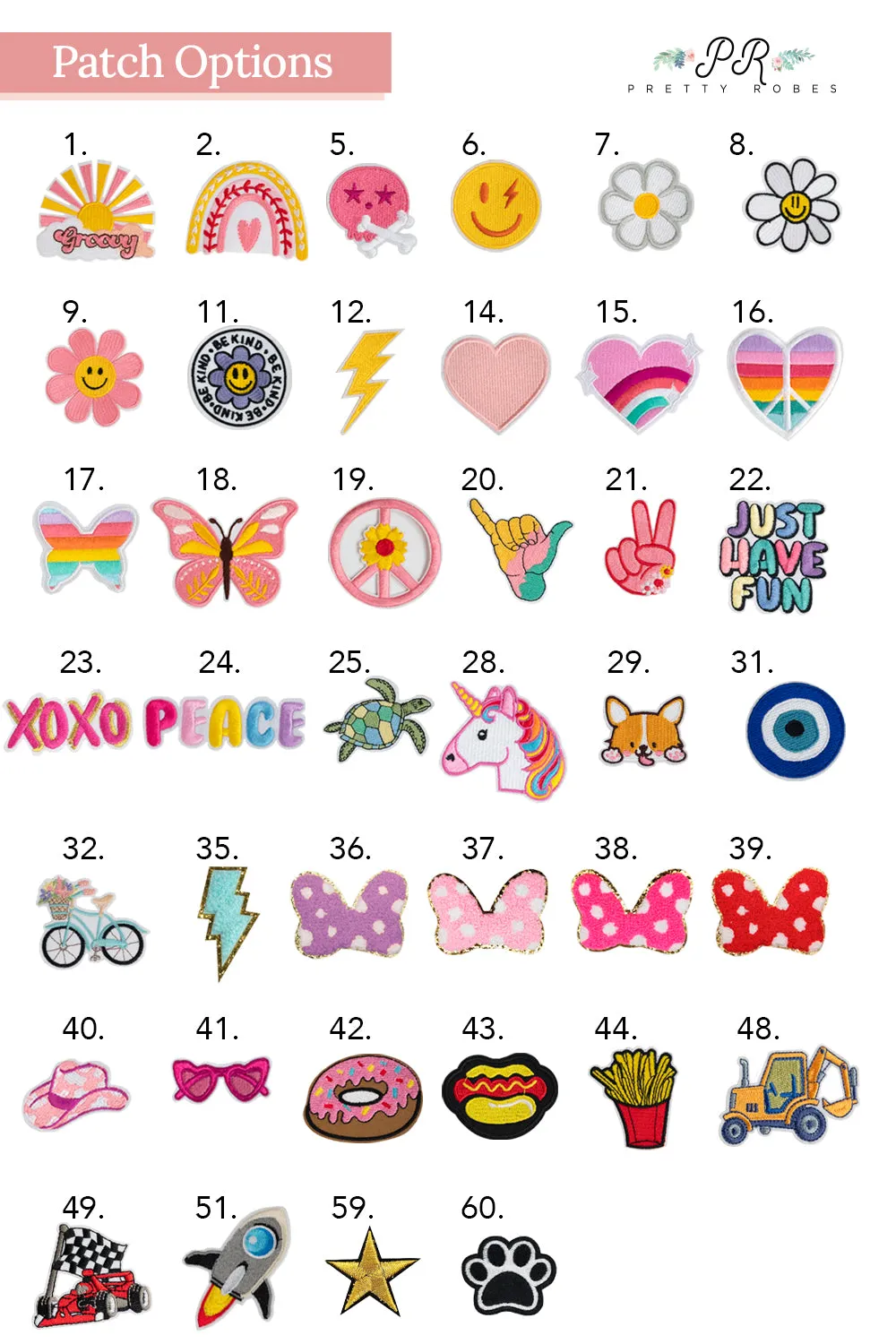 (Blue Denim) Customized Patches for Kids Jacket