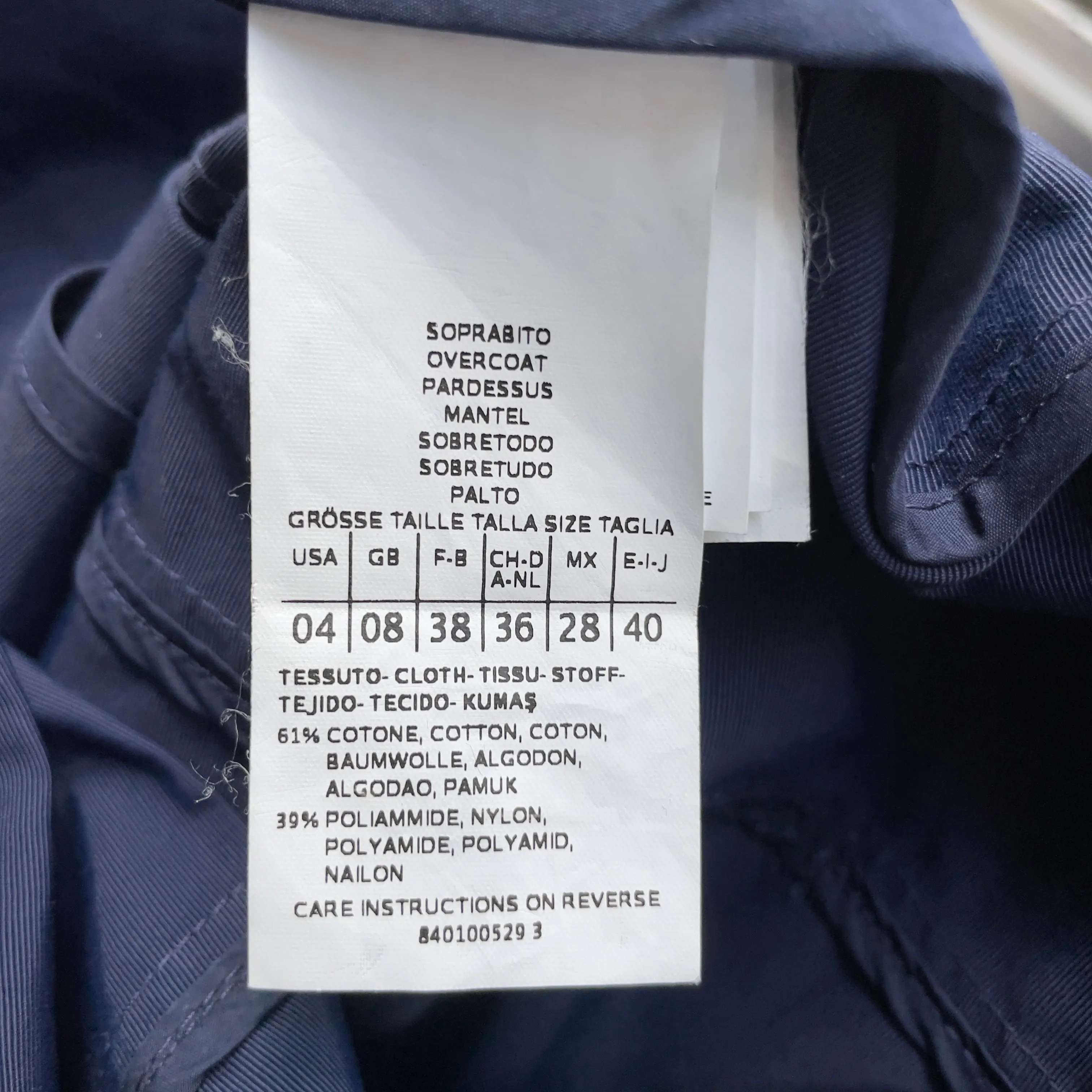 Blue Trench Coat - Max&Co., size EU36