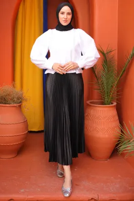 BNG Women Pleated Skirt Black - Clermont