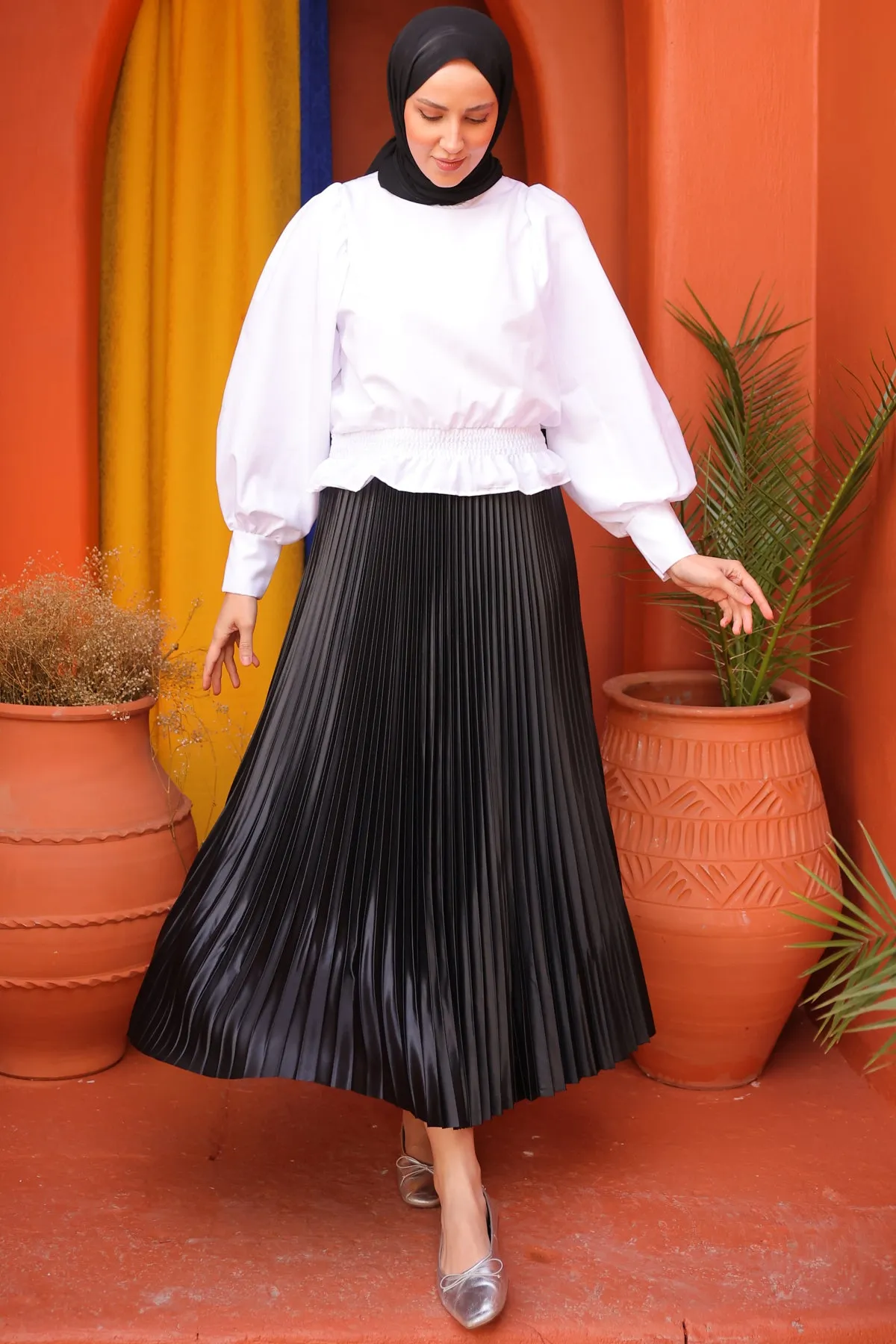 BNG Women Pleated Skirt Black - Clermont