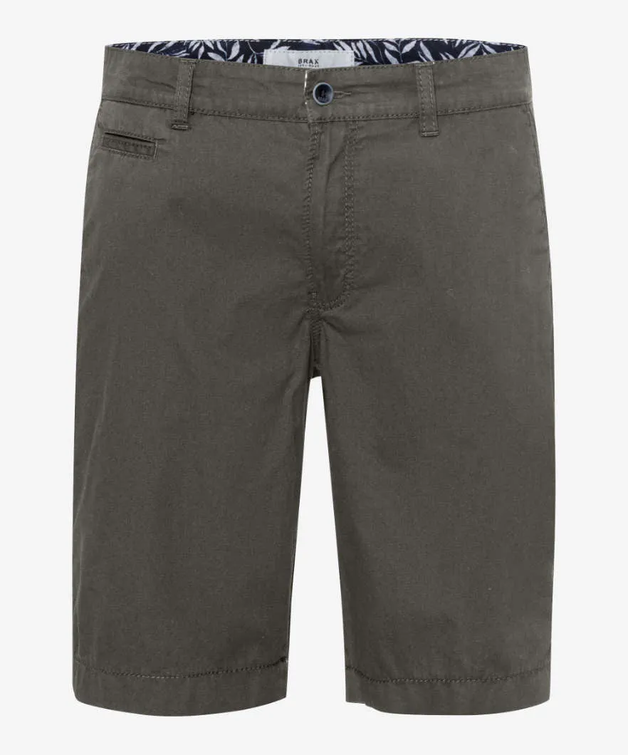 Brax Bari Plain Short - Khaki