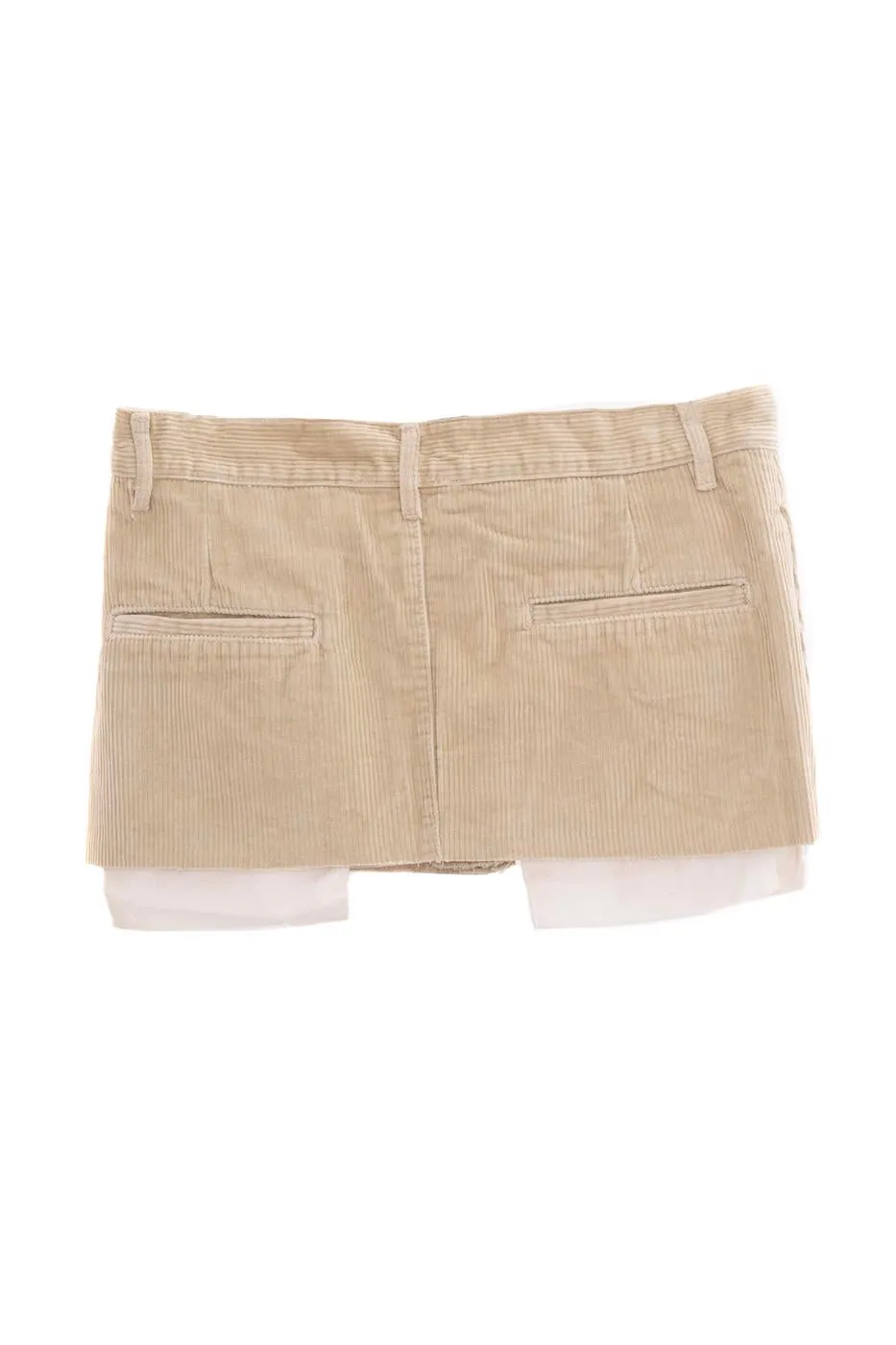BSL Women Low rise pleated velvet mini skirt - Zapopan