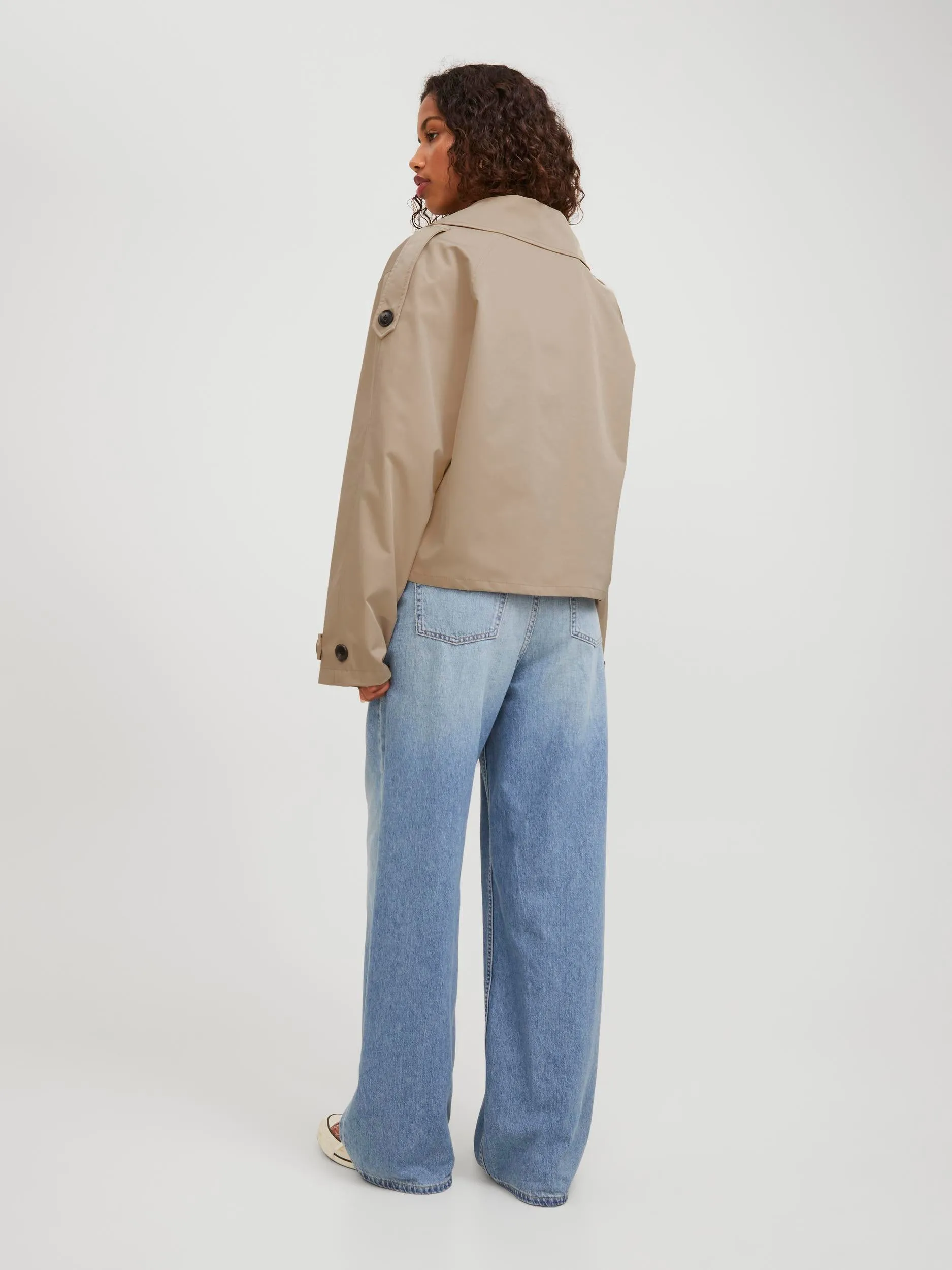 Cropped Trench Jacket