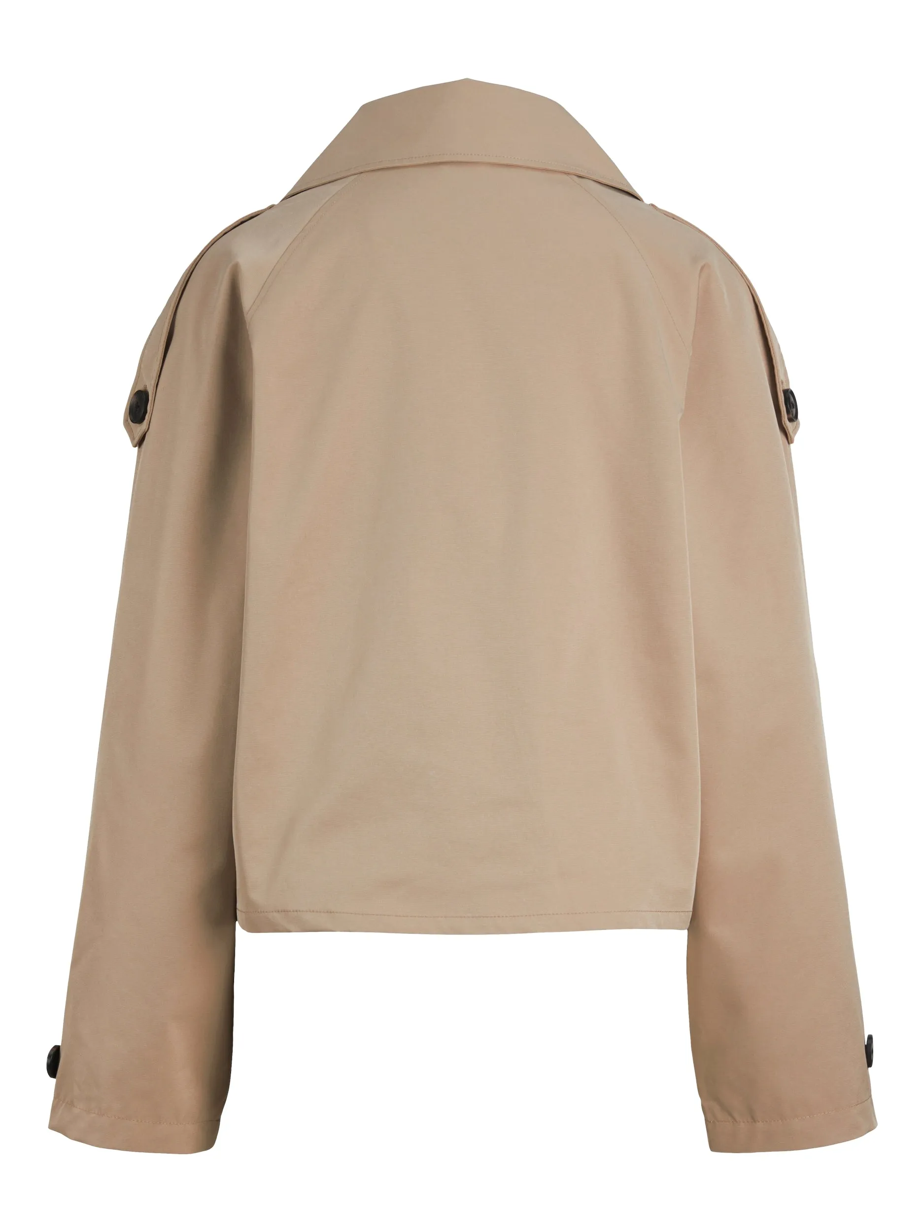 Cropped Trench Jacket