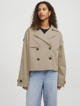 Cropped Trench Jacket