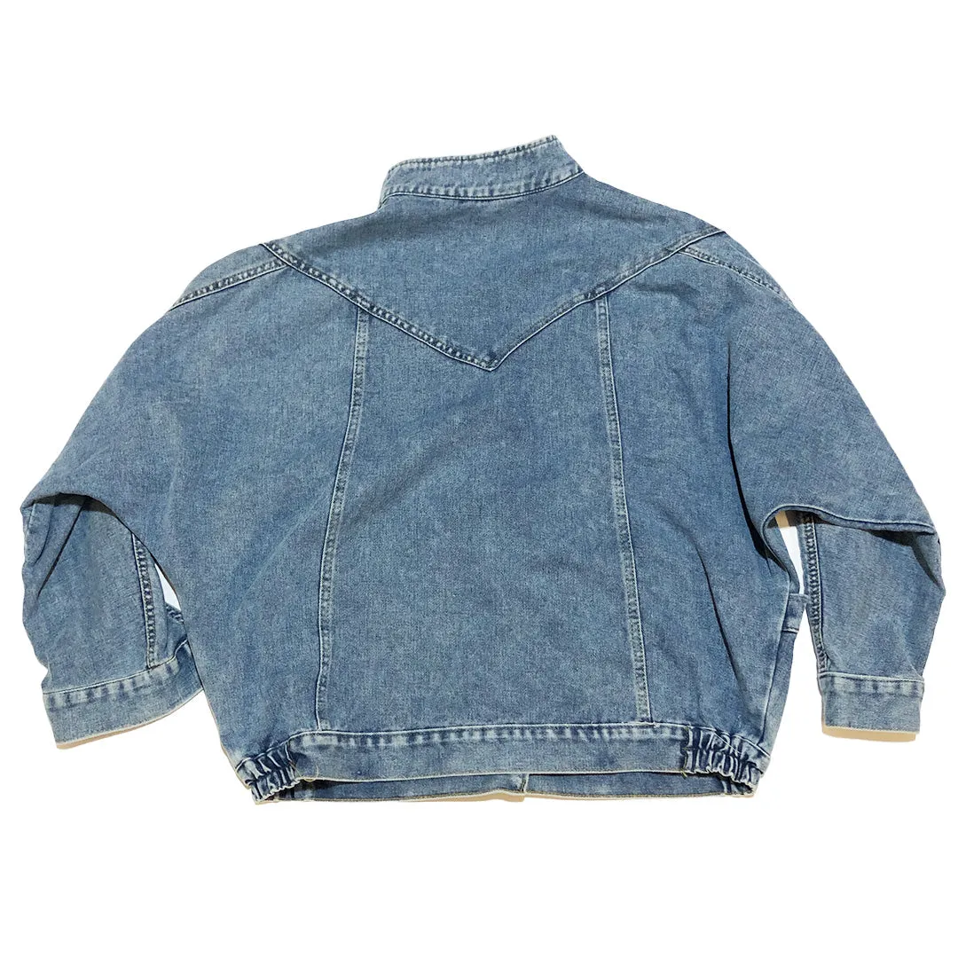 Dolman Sleeve Denim Jacket