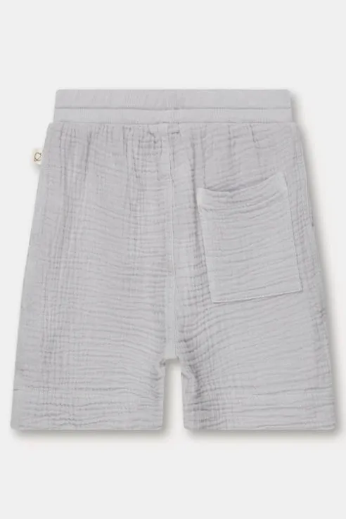 GAUZE BERMUDA SHORTS