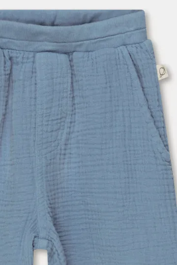 GAUZE BERMUDA SHORTS