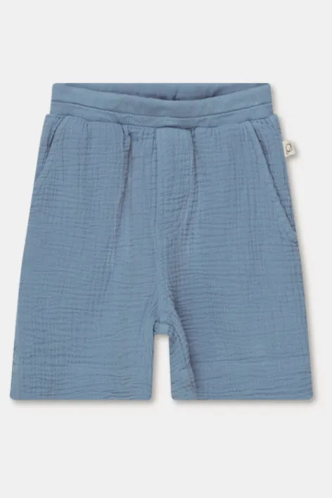 GAUZE BERMUDA SHORTS