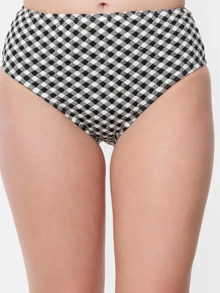 Gingham Tankini By Unique Vintage - sizes M-3X