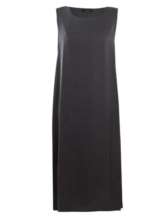 Grey Sleeveless Slip Dress