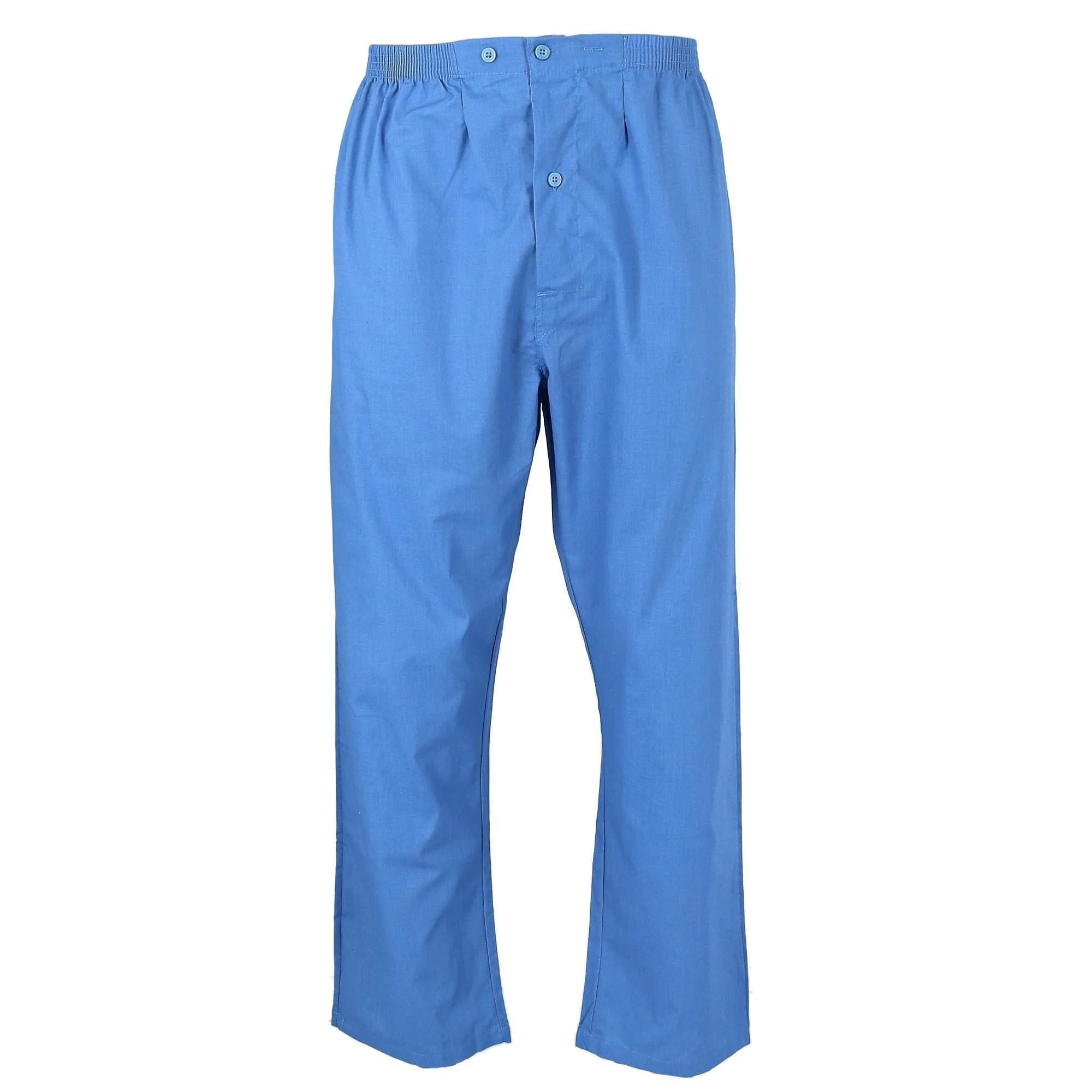 Hanes Men's Big & Tall Broadcloth Long Sleeve Pajama Set