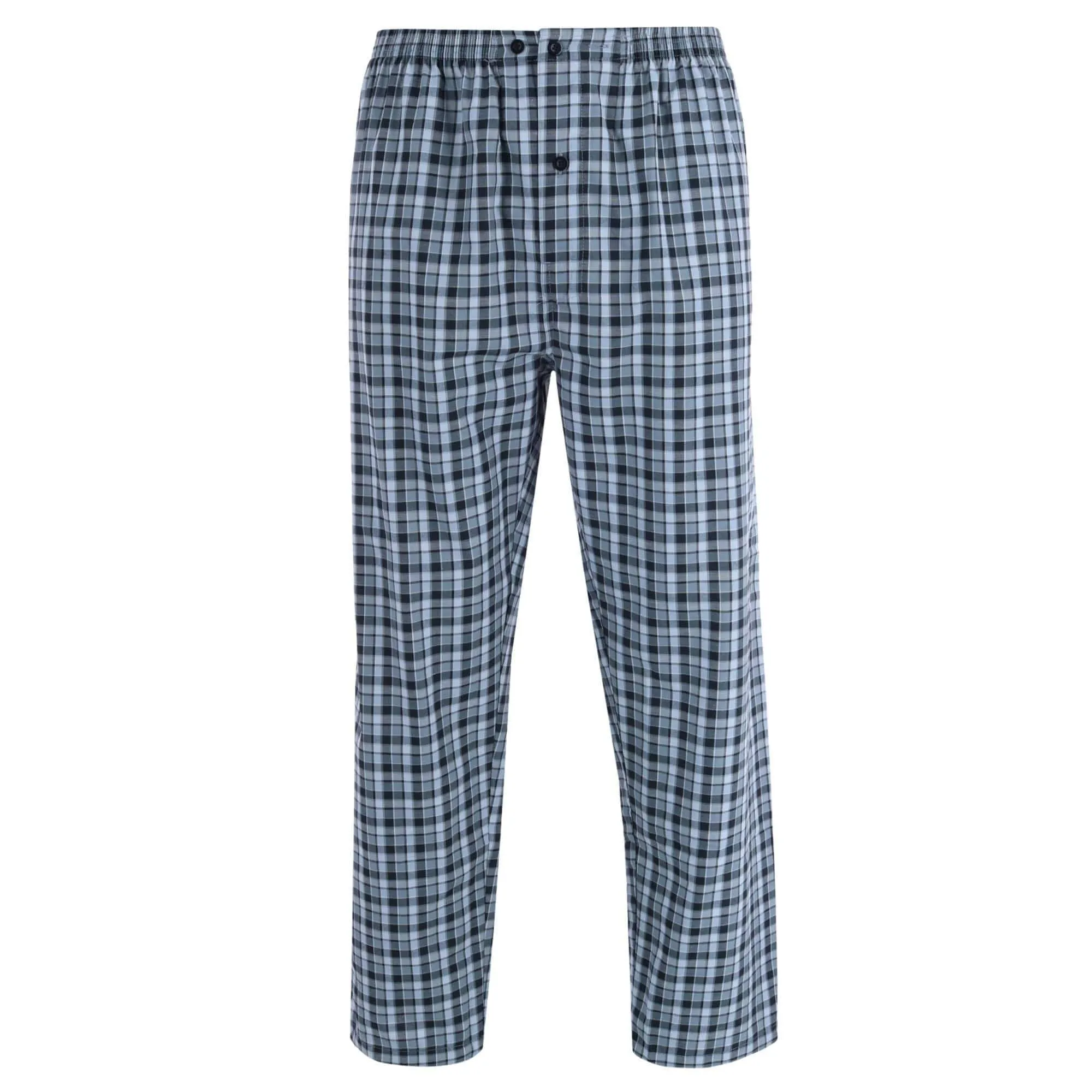 Hanes Men's Big & Tall Broadcloth Long Sleeve Pajama Set