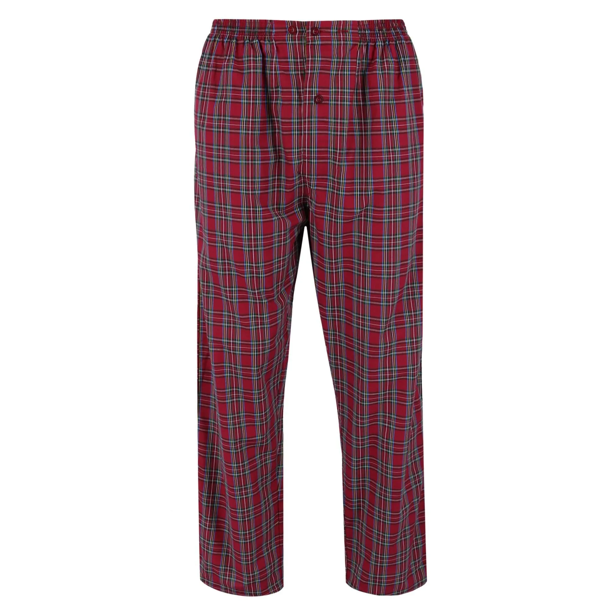 Hanes Men's Big & Tall Broadcloth Long Sleeve Pajama Set