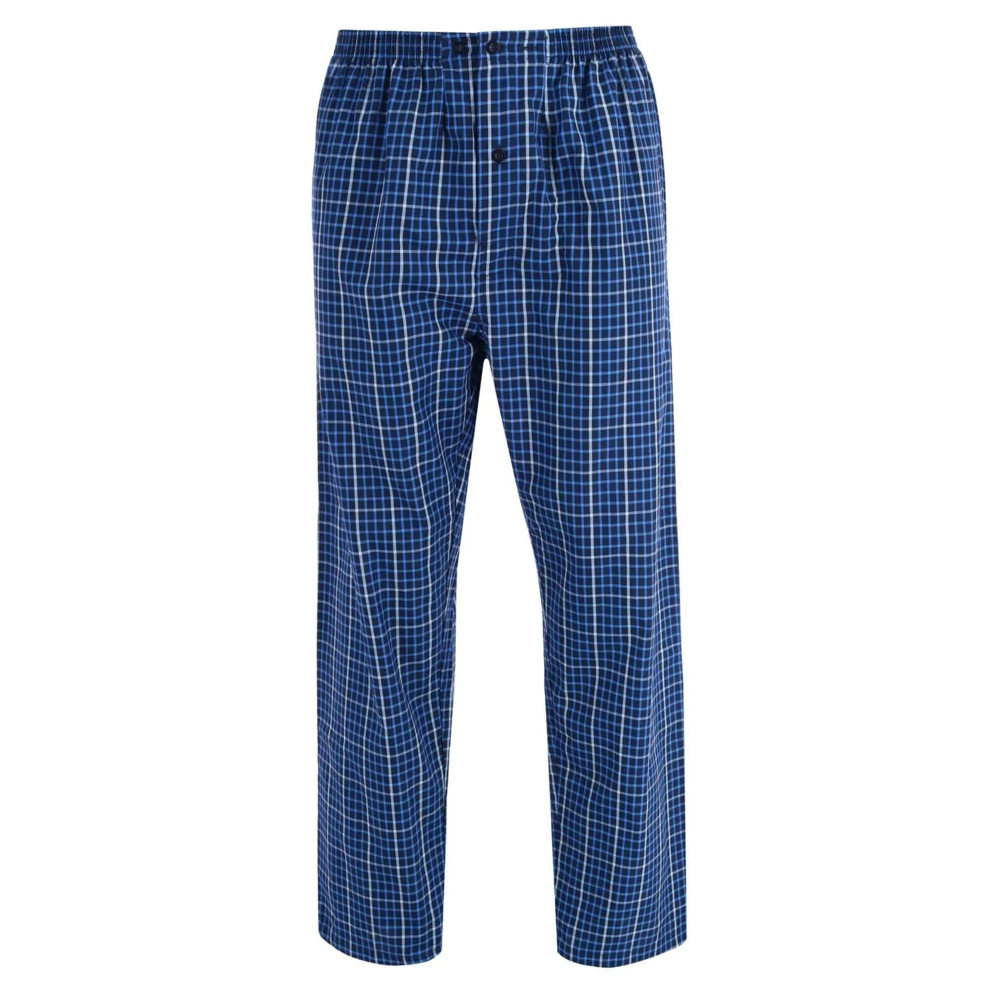 Hanes Men's Broadcloth Long Sleeve Pajama Set