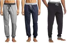 Hanes Men's Knit French Terry Lounge Sleep Jogger Pant