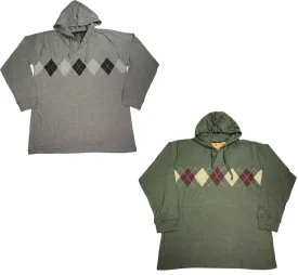 Hanes Men's Long Sleeve Jersey Knit Hoodie Sleep Lounge Top, 40503