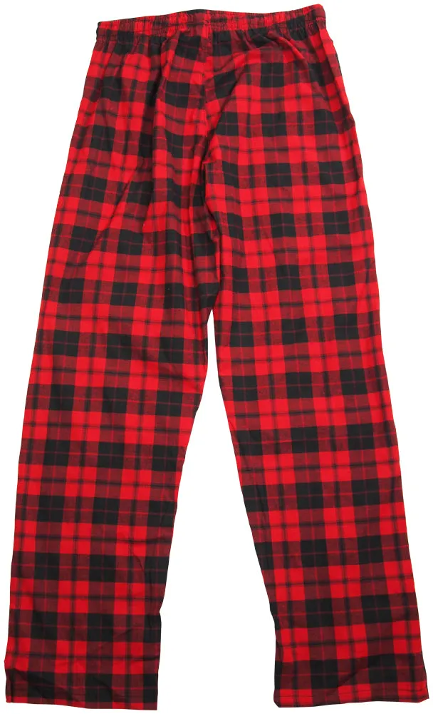 Hanes Mens Plaid Woven Blend Lounge Pajama Sleep Pant