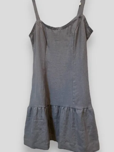 Linen Slip Dress - Frosted Aster