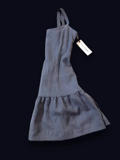 Linen Slip Dress - Frosted Aster