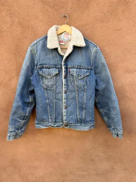 Mid 1970's Levi's Denim Shearling Trucker Jacket