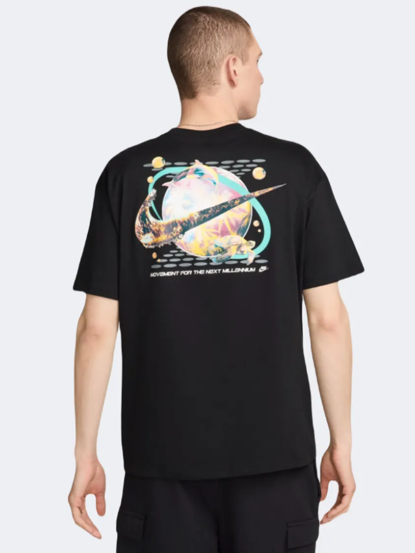 Nike Sportswear M90 Oc Graphic Pk4 Men Lifestyle T-Shirt Black/Grey
