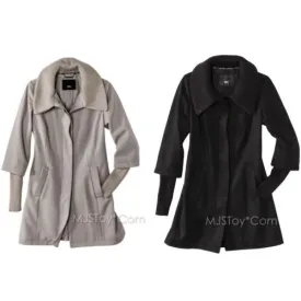 NWT Mossimo Women's Trench Coat Cute Comfortable Warm Lightweight Winter Jacket